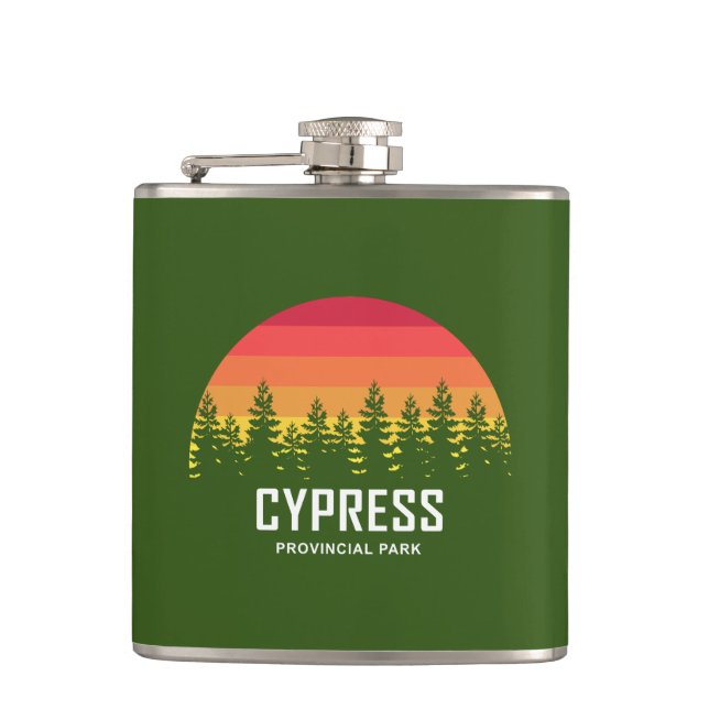 Cypress Provincial Park Hip Flask (Front)