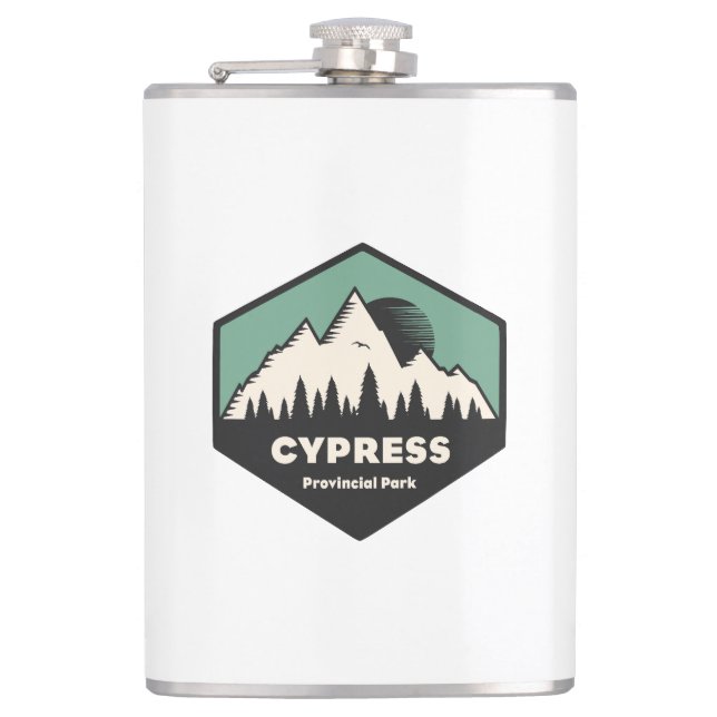 Cypress Provincial Park Hip Flask (Front)