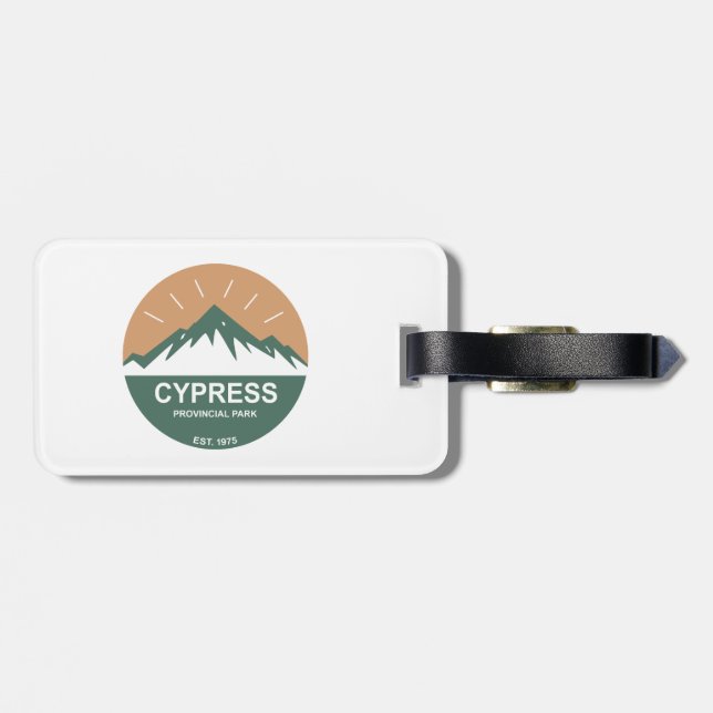 Cypress Provincial Park Luggage Tag (Back Horizontal)