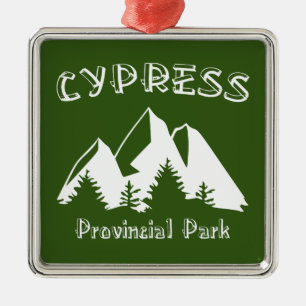 Cypress Provincial Park Metal Tree Decoration