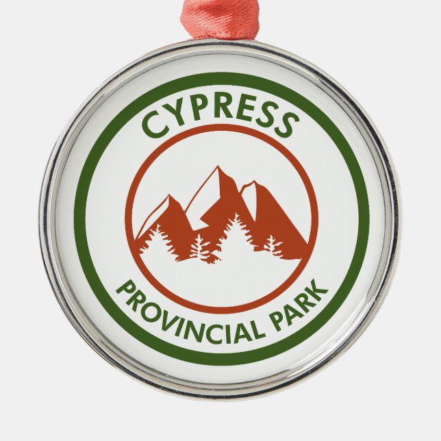 Cypress Provincial Park Metal Tree Decoration (Front)