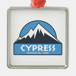 Cypress Provincial Park Metal Tree Decoration