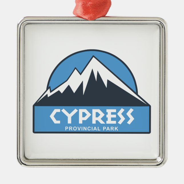 Cypress Provincial Park Metal Tree Decoration (Front)