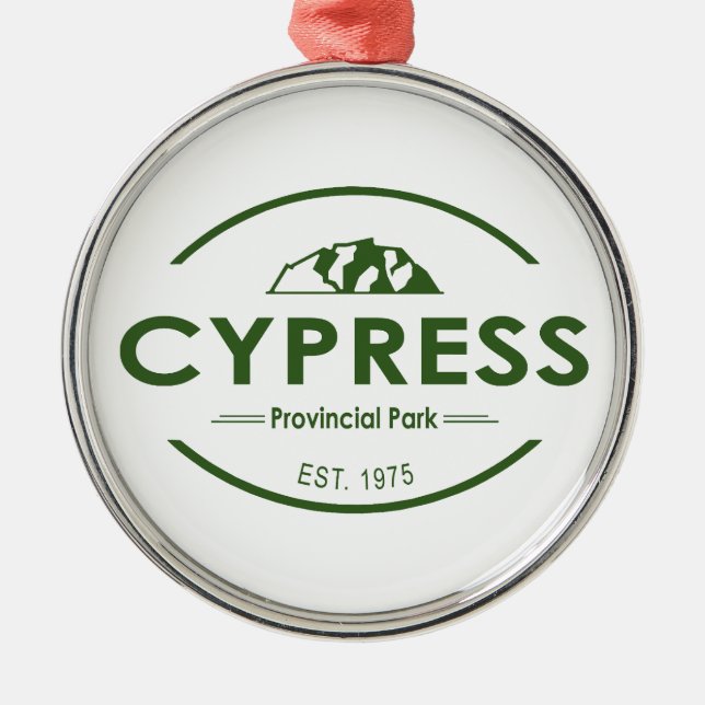 Cypress Provincial Park Metal Tree Decoration (Front)