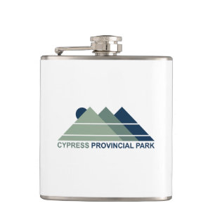 Cypress Provincial Park Mountains Sun Hip Flask
