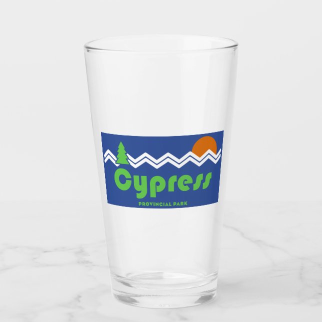 Cypress Provincial Park Retro Glass (Front)