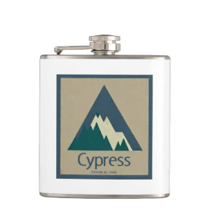 Cypress Provincial Park Rustic Hip Flask