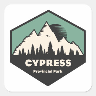 Cypress Provincial Park Square Sticker