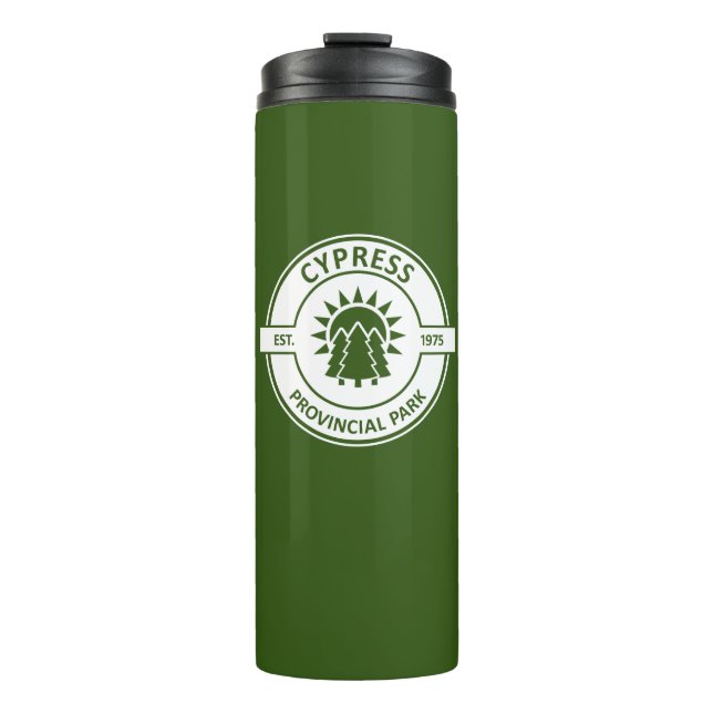 Cypress Provincial Park Sun Trees Thermal Tumbler (Front)