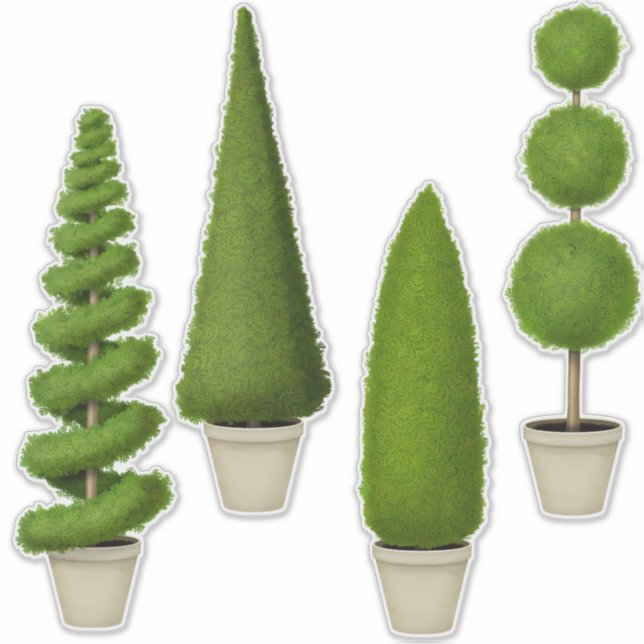Cypress Topiary Collection Charming Garden (Front)