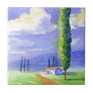 Cypress tree tile