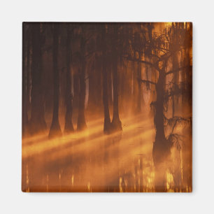 Cypress Trees George Smith State Park Magnet