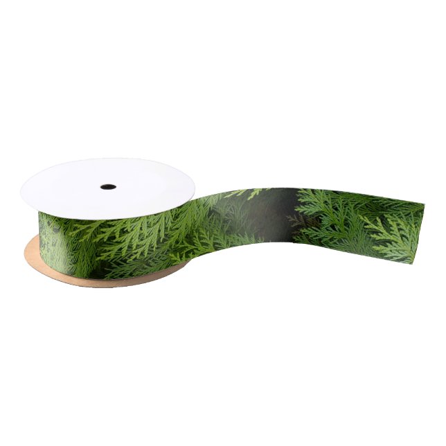 Cypress trees satin ribbon (Spool)