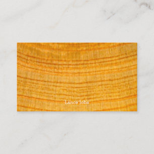 Cypress Wood Texture Business Card