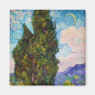 Cypresses, Van Gogh Magnet