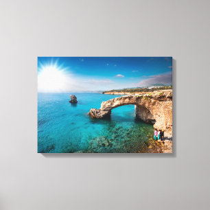 Cyprus, Bridge of Lovers  Canvas Print
