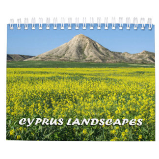 Cyprus calendar landscapes