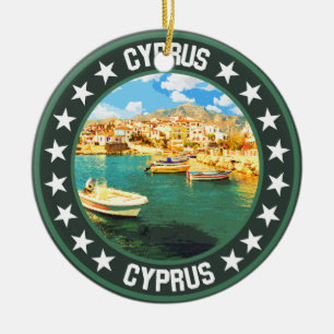 Cyprus                                             ceramic tree decoration