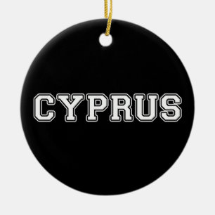 Cyprus Ceramic Tree Decoration