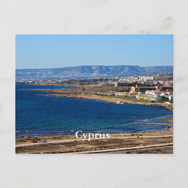 Cyprus Coastline Postcard (Front)