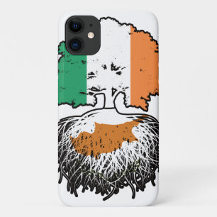 Cyprus Cypriot Irish Ireland Tree Roots Flag Case-Mate iPhone Case