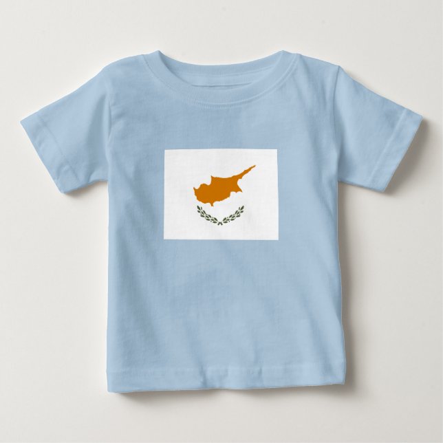 Cyprus Flag Baby T-Shirt (Front)