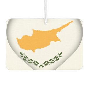Cyprus Flag Car Air Freshener