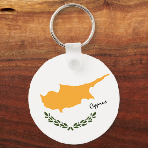 Cyprus Flag & Cyprus holiday, patriots / sports Key Ring