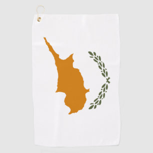 Cyprus Flag Golf Towel