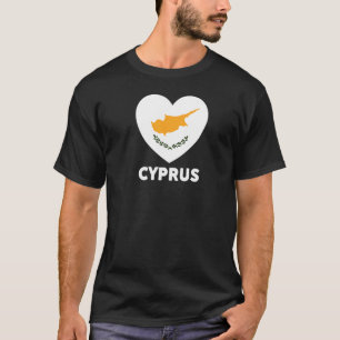 Cyprus Flag Heart Premium T-Shirt