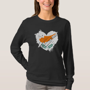 Cyprus Flag I Love Cyprus It Is In My Dna For Cypr T-Shirt