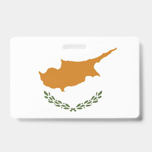 Cyprus flag ID badge