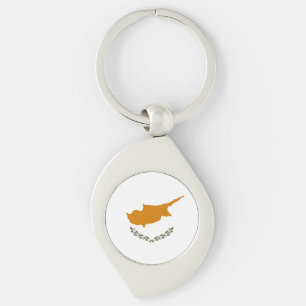Cyprus Flag Key Ring