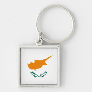 Cyprus Flag Keychain