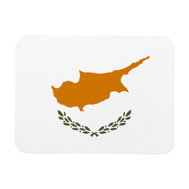 Cyprus Flag Magnet (Horizontal)