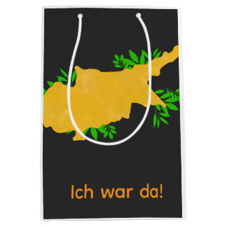 Cyprus - Flag Map - zypern travel Medium Gift Bag