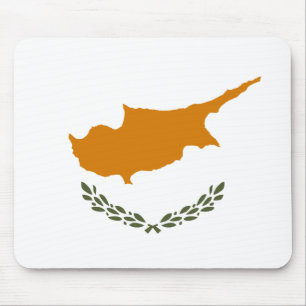 Cyprus Flag Mouse Pad