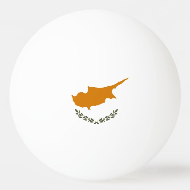Cyprus Flag Ping Pong Ball (Front)