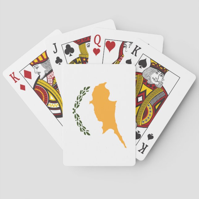 Cyprus Flag Playing Cards (Back)