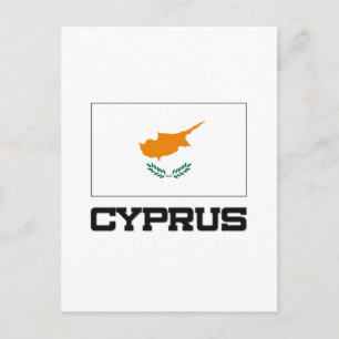 Cyprus Flag Postcard