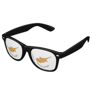 Cyprus flag retro sunglasses