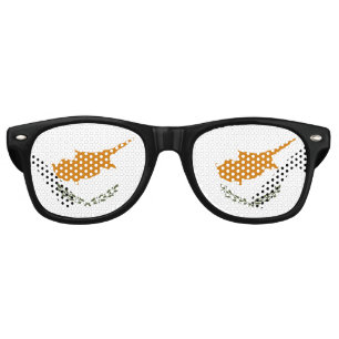 Cyprus Flag Retro Sunglasses