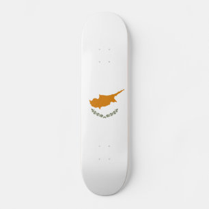 Cyprus Flag Skateboard