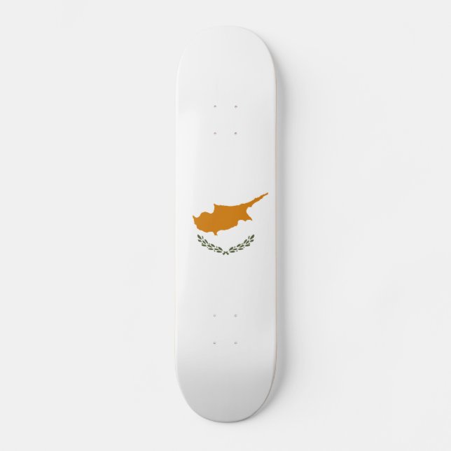 Cyprus Flag Skateboard (Front)