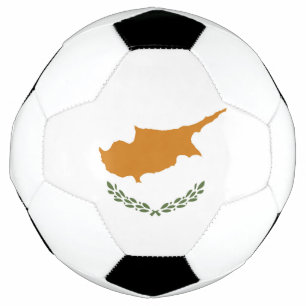 Cyprus flag soccer ball