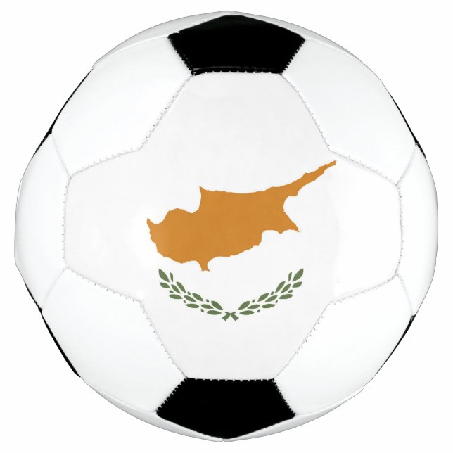 Cyprus flag soccer ball (Front)
