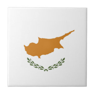 Cyprus flag tile