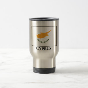 Cyprus Flag Travel Mug