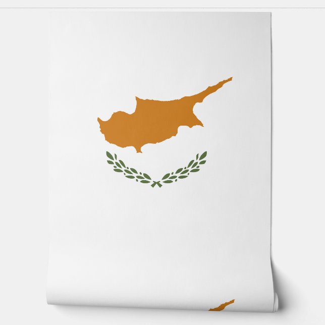 Cyprus flag wallpaper (Unrolling)