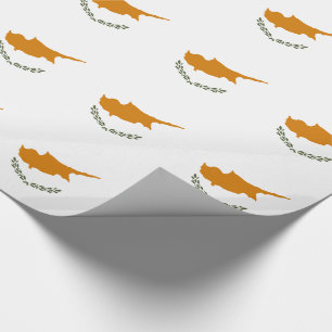 Cyprus Flag Wrapping Paper
